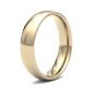 9ct Yellow Gold 5.0mm Medium Court Wedding Ring 5GMC-9Y