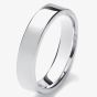 Platinum 5mm Flat Court Gents Wedding Ring 5GME-PT