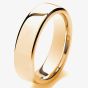 18ct Yellow Gold 6mm Soft Court Gents Wedding Ring 6GMS-18Y