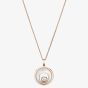 Chopard 18ct Gold Two Tone Happy Spirit Diamond Necklace 798231-9001