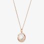 Chopard 18ct Gold Two Tone Happy Spirit Diamond Necklace 798231-9001