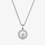 Chopard Happy Diamonds 18ct White Gold 0.25ct Diamond Necklace 79A018-1301