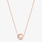 Chopard 18ct Rose Gold Happy Diamonds Icons Necklace 81A018-5001