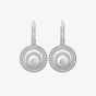 Chopard 18ct White Gold Happy Spirit Diamond Dropper Earrings 838230-1001