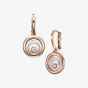 Chopard 18ct Gold Two Tone Happy Spirit Dropper Earrings 838230-9001