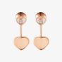 Chopard 18ct Rose Gold Happy Hearts 007 Dropper Earrings 83A007-5021