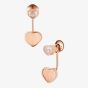 Chopard 18ct Rose Gold Happy Hearts 007 Dropper Earrings 83A007-5021