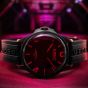 U-BOAT Mens Darkmoon 44mm Red Glass & Black Case Watch 8466/C