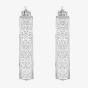 Sterling Silver Stardust Hoop Earrings 8.51.1079