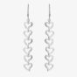 Sterling Silver Open Heart Dropper Earrings 8.54.0939
