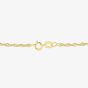 Sterling Silver Gold Plated 46cm Twisted Curb Chain 8.91.0354