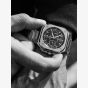 Bell & Ross Mens Instruments BR 05 Chrono Black Steel Watch BR05C-BLC-ST/SST