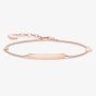 THOMAS SABO Rose Gold Plated Classic Heart & Infinity Bracelet A1976-416-40-L19V