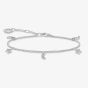 THOMAS SABO Silver Cubic Zirconia Moon & Star Bracelet A1994-051-14-L19V