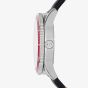 Armani Exchange Enzo Black Leather Strap Watch AX1836