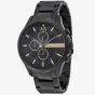 Armani Exchange Mens Hampton Chronograph Black Bracelet Watch AX2164