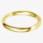 18ct Gold 2.5mm Court Wedding Ring BC2.5 18Y