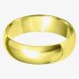 18ct Gold 6.0mm D-Shape Wedding Ring BD6.0 18Y