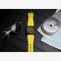 Bell & Ross Mens Limited Edition Helipad Yellow Rubber Strap Watch BR03A-HE-CE/SRB