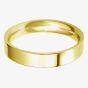 18ct Gold 4.0mm Flat Court Wedding Ring BFC4.0 18Y