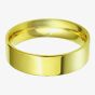 9ct Gold 6.0mm Flat Court Wedding Ring BFC6.0 9Y