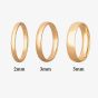 9ct Yellow Gold 5mm Light Court Wedding Ring BLC5.0 9Y