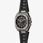 Bell & Ross Mens BR-X5 Black Titanium Rubber Strap Watch BRX5R-BL-TI/SRB