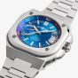 Bell & Ross Mens BR-X5 Iridescent Blue Dial Watch BRX5R-IRS-ST/SST