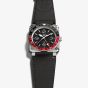 Bell & Ross Mens BR 03-93 GMT Watch BR0393-BL-ST/SCA