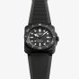 Bell & Ross Mens BR-03 Diver Black Watch BR03A-D-BL-CE/SRB