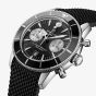 Breitling Mens Superocean Heritage B01 42 Chronograph Black Rubber Strap Watch AB0156241B1S1