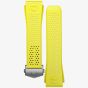 TAG Heuer Connected Lime Yellow Rubber Watch Strap BT6237