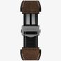 TAG Heuer Connected Brown Rubber & Leather Watch Strap BT6238