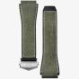 TAG Heuer Connected Green Rubber & Leather Watch Strap BT6239