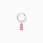 THOMAS SABO Haribo Sterling Silver 28mm Pink Gummy Bear Single Hoop Earring CR726-052-9
