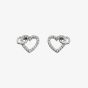 Hot Diamonds Togetherness Open Heart Earrings DE605