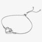 Hot Diamonds Togetherness Open Heart Bracelet DL589