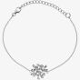 Hot Diamonds Nurture Sterling Silver White Topaz Tree Bracelet DL643