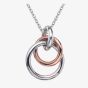 Hot Diamonds Silver & Rose Gold Plated Eternal Pendant DP373