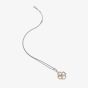 Hot Diamonds Silver & Rose Gold Plated Lucky in Love Pendant  DP769