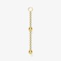 THOMAS SABO Gold Plated Dots Single Dropper Ear Pendant EP013-413-39