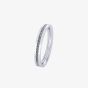 Platinum 0.30ct Channel-Set Diamond Eternity Ring (K 1/2) FET1779 K1/2