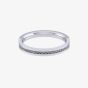 Platinum 0.30ct Channel-Set Diamond Eternity Ring (K 1/2) FET1779 K1/2