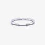 Platinum 0.50ct Princess-Cut Diamond Eternity Ring (M) FET8426