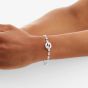 Gucci Interlocking Silver Bracelet YBA48168700100U
