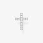 THOMAS SABO Silver Cubic Zirconia Cross Single Stud Earring H2131-051-14