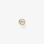 THOMAS SABO Gold Plated White Stone Single Stud Earring  H2136-414-14