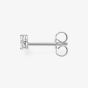 THOMAS SABO Silver Three Stone Cubic Zirconia Single Stud Earring H2138-051-14
