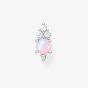 THOMAS SABO Vintage Sterling Silver Pink Opal Colour Effect Single Ear Stud H2181-166-7
