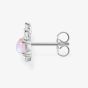 THOMAS SABO Vintage Sterling Silver Pink Opal Colour Effect Single Ear Stud H2181-166-7